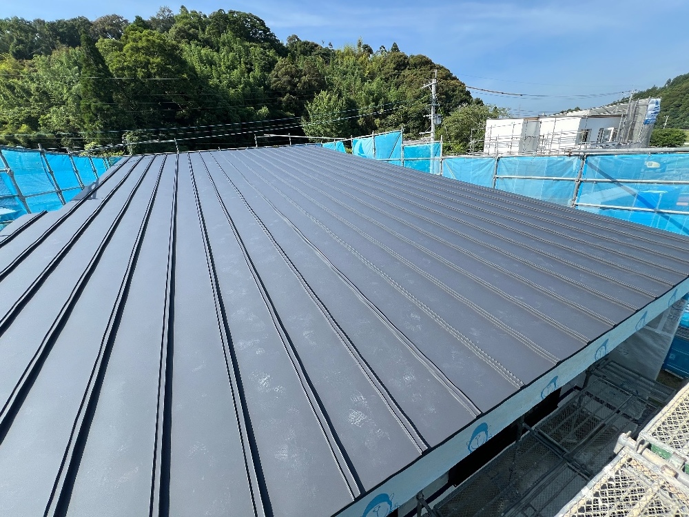 木脇モデルハウスNo.12　屋根板金工事
