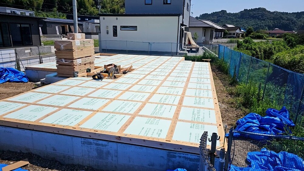 KK様邸　床下断熱材