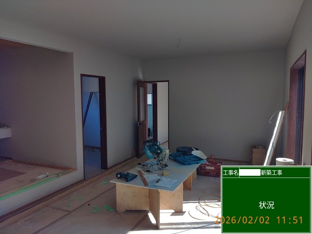 ST様邸　クロス工事