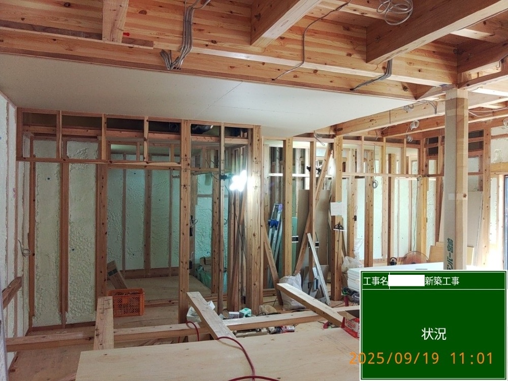 WK様邸　木工事