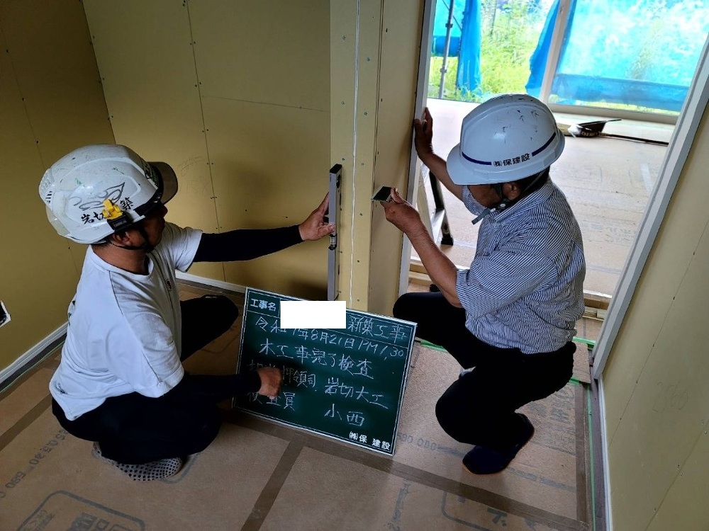 FS様邸　木工事完了検査