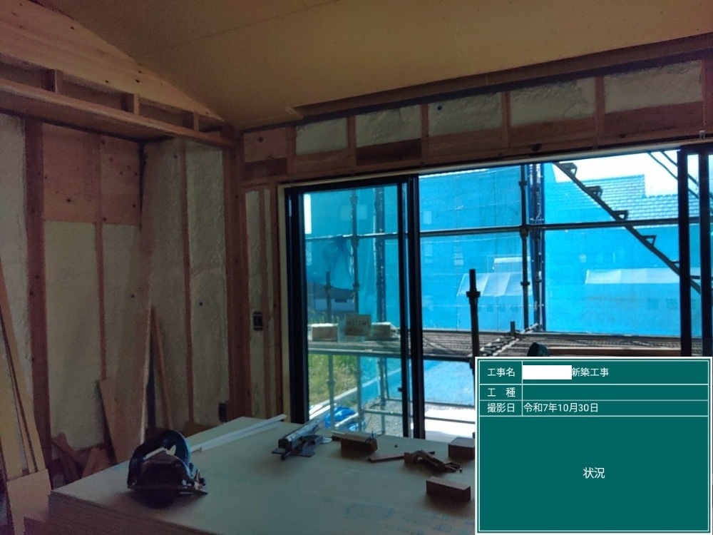 IK様邸　内部工事状況