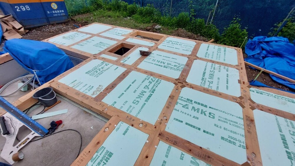 FS様邸　床下断熱材