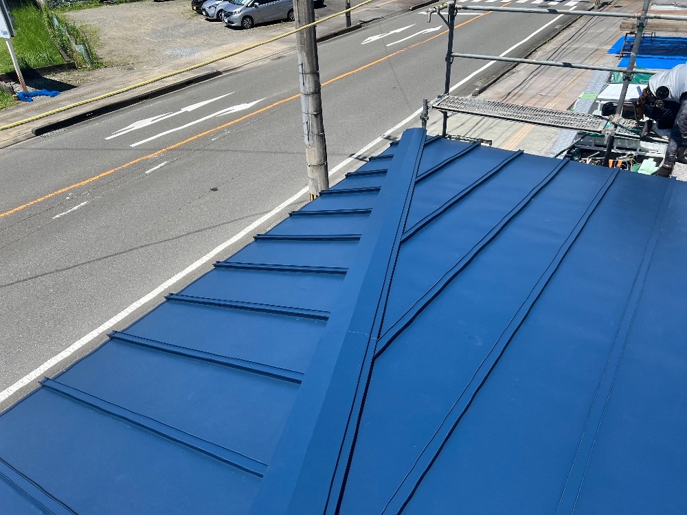テイクアウト店舗　屋根板金工事
