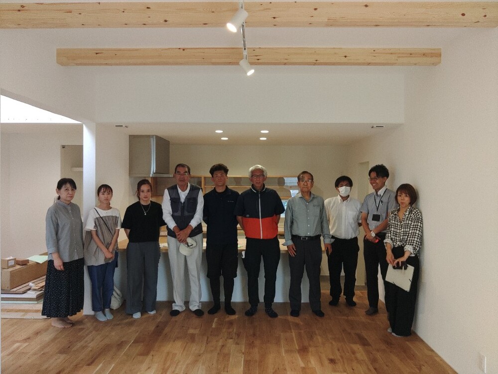 広瀬小モデルハウスNo.4　社内検査