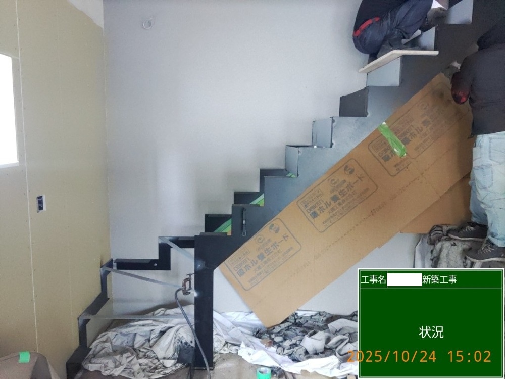WK様邸　階段工事