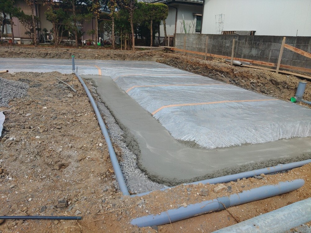 FT様邸　基礎下地造り