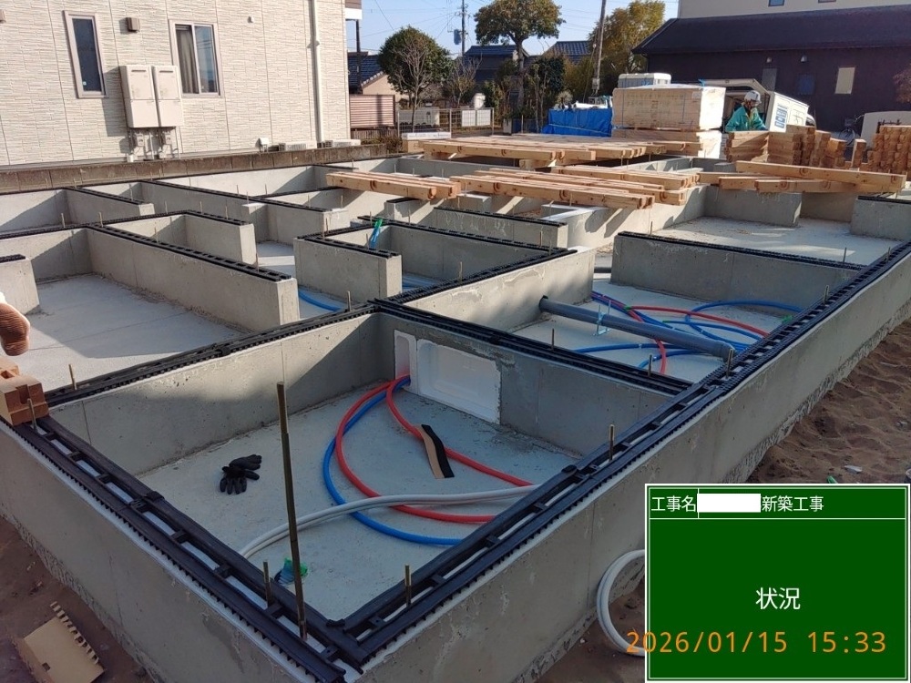 NY様邸　土台工事 基礎パッキン