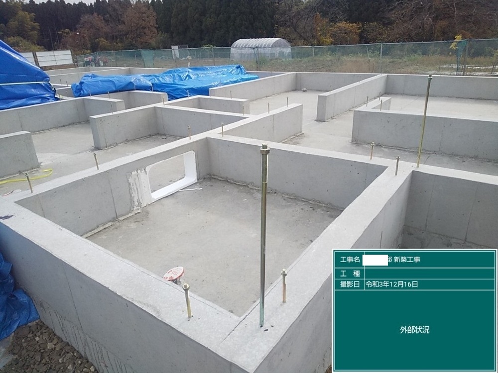 ＦT様邸　基礎完成