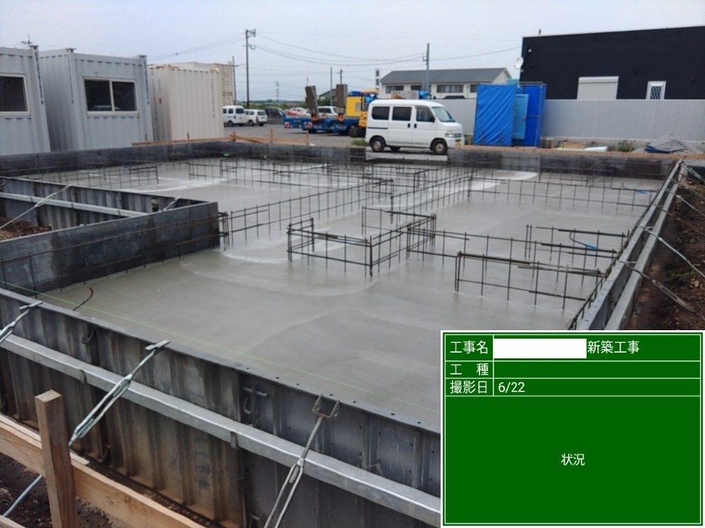 KM様邸　基礎型枠施工完了
