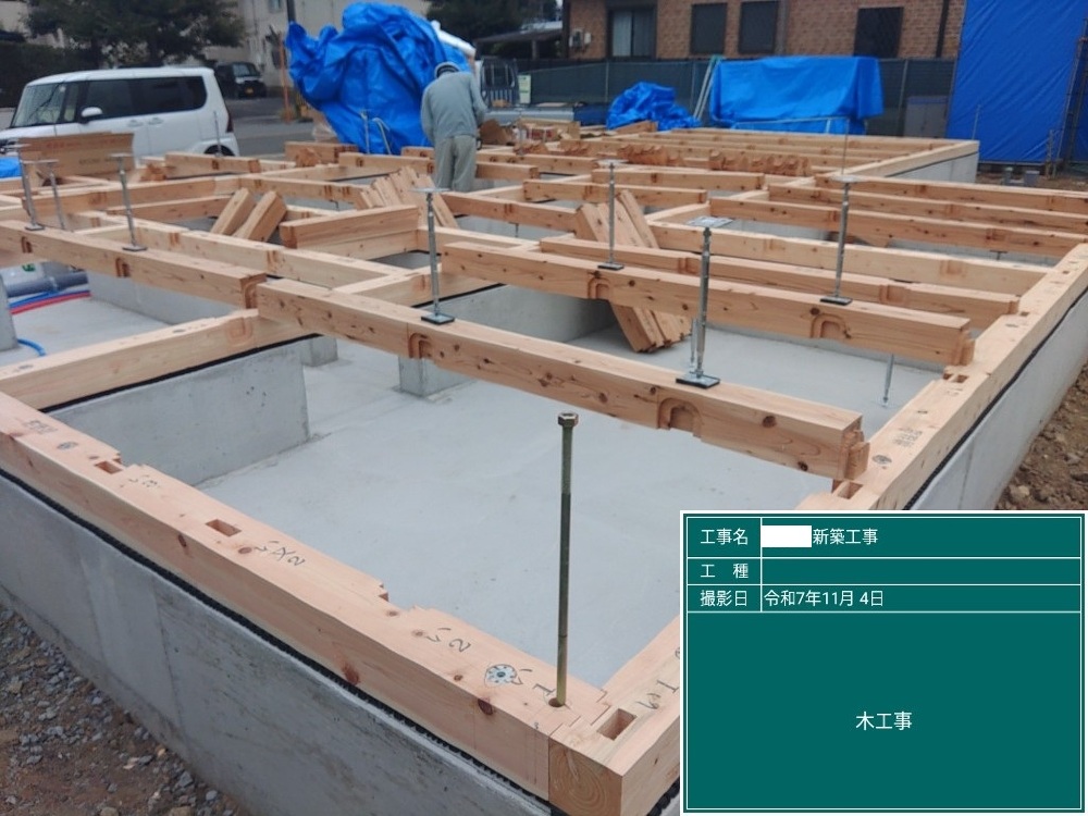 SY様邸　土台工事 基礎パッキン