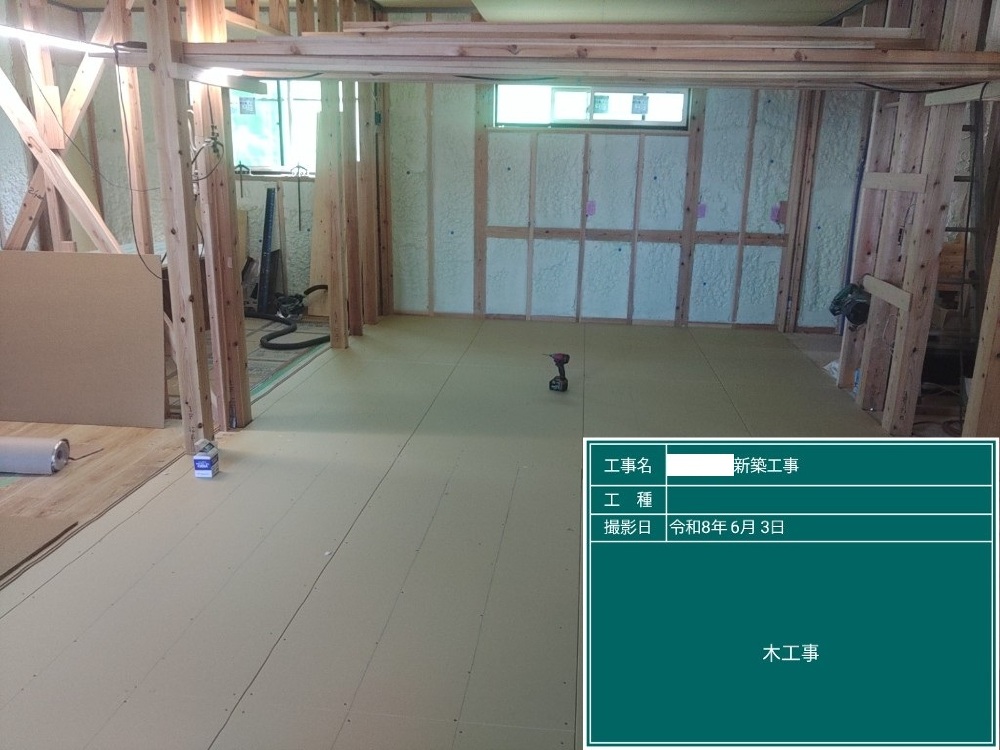 TH様邸　内部工事状況