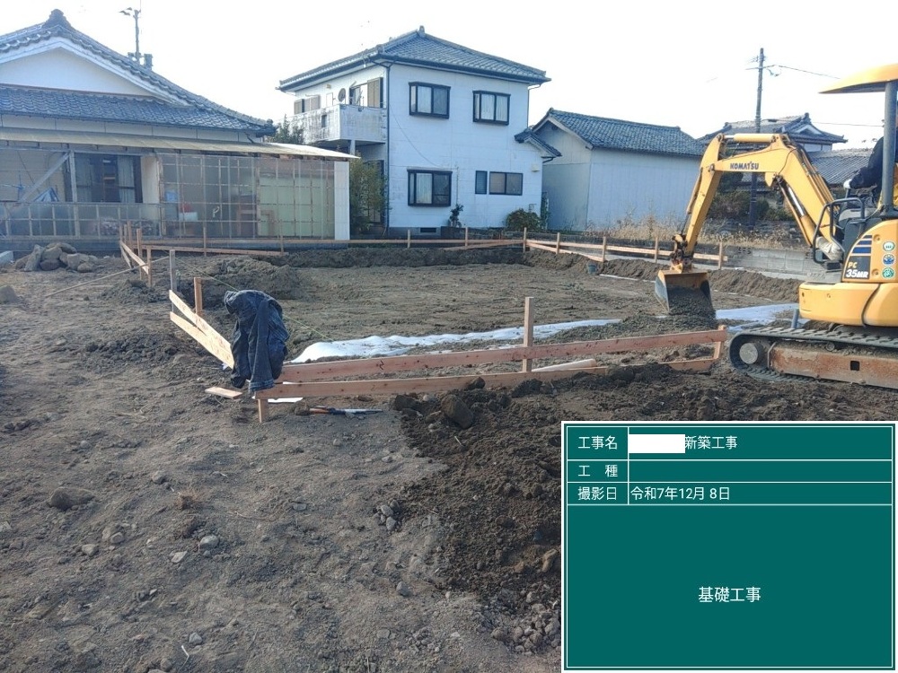 MA様邸　テクトンシート敷込・転圧