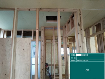 OR様邸　木工事