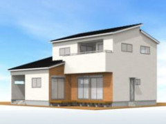 HR様邸 外観パース