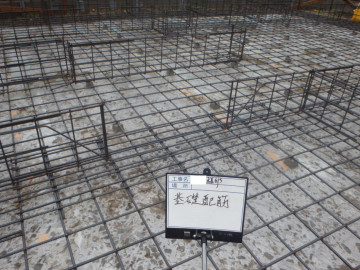 IN様邸外観基礎工事（配筋）