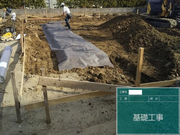 KH様邸　基礎工事前やり方
