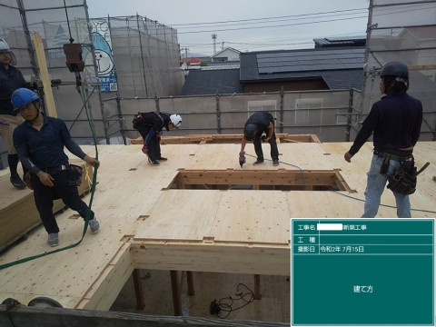 KY様邸　建て方 