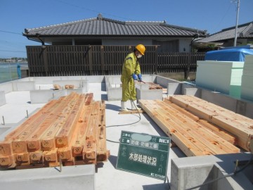 二度目の防蟻処理 