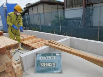 二度目の防蟻処理 