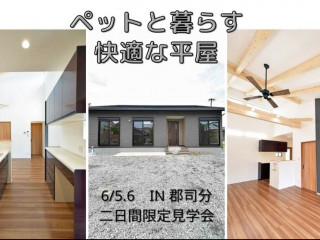 【6/5.6限定】N様邸平屋完成見学会＠郡司分【※満席】