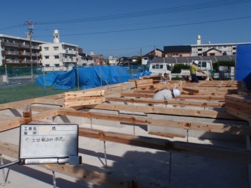土台工事