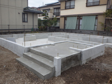 KS様邸基礎完成