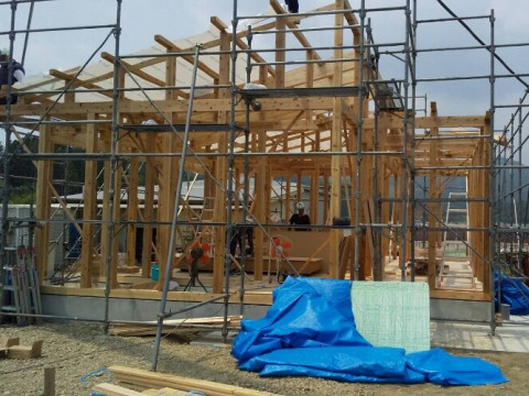 ny様邸建て方 