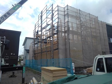 HH様邸建て方 