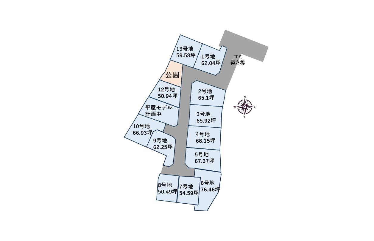 上ノ原区割り図